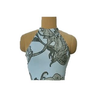 Blue Seahorse Crop top - Farah Sanjana