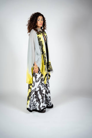 The Canary Ombre Robe - Farah Sanjana