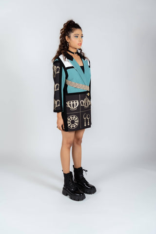 The Hype Panel Teapot Blazer - Farah Sanjana