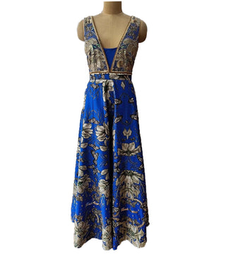Electric Blue Jumpsuit - Farah Sanjana