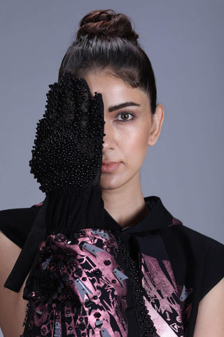 The Starburst Metallic Gloves - Farah Sanjana