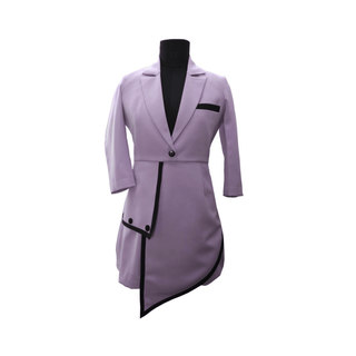 Lilac Blazer Dress - Farah Sanjana