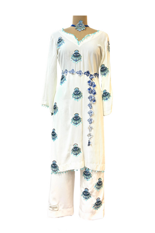 Multi Evil Eye Kurta Set