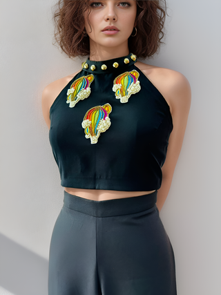 Parachute Halter Top - Farah Sanjana