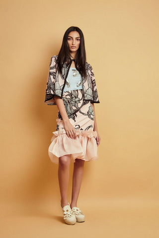 Ruffled Seahorse Skirt - Farah Sanjana