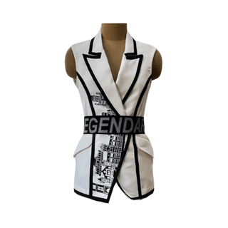 Yin/Yang Megalopolis Blazer - Farah Sanjana