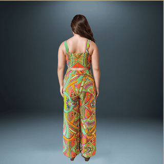 Aztec Empress Neon Co-ord Set - Farah Sanjana